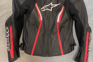 Giacca moto donna in pelle (Alpinestar stella)