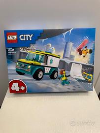 Lego City Ambulanza 60403 nuovo