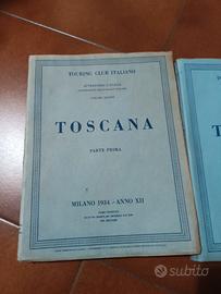 rivista Touring Club Toscana  anno 1934/1935