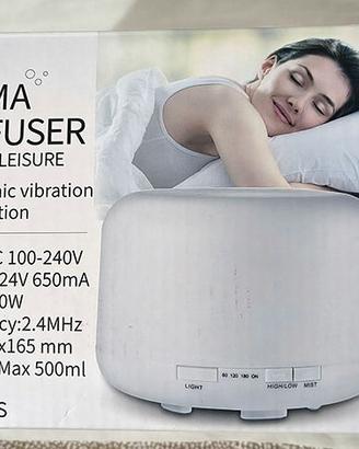 Diffusore di Aromi Umidificatore Ultrasuoni NUOVO
