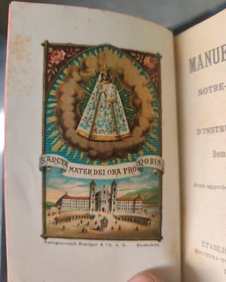 Libro Antico 1906 - Petit Manuel du Pèlerin 
