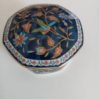 Scatola porcellana giapponese con coperchio