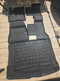 set tappeti da auto e vasca baule mercedes benz 