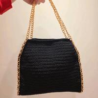 Borsa Falabella lavoro uncinetto cordino.