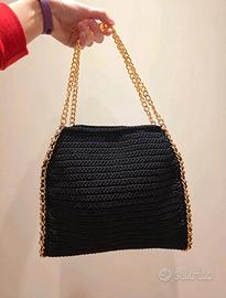 Borsa Falabella lavoro uncinetto cordino.