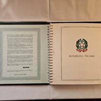 Cartella Francobolli Italiani Repubblica 1956-79