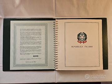 Cartella Francobolli Italiani Repubblica 1956-79