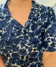 abito in seta anni '50