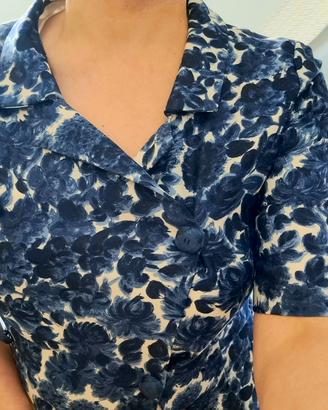 abito in seta anni '50