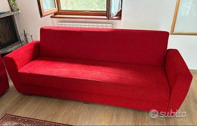 Divano rosso