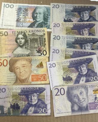 Lotto banconote Svezia