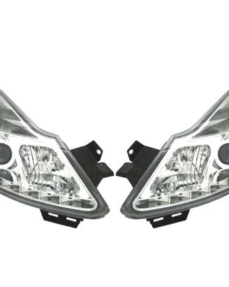 FARI PER OPEL CORSA D 06-10 LUCE DIURNA A LED FOND