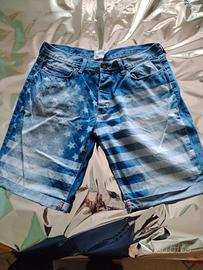 pantaloncini jeans uomo taglia 50