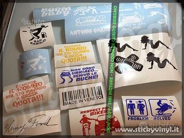 Adesivi Stickers Decals Tuning per Auto JDM