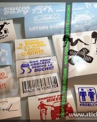 Adesivi Stickers Decals Tuning per Auto JDM