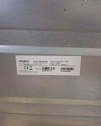 forno micro de whirlpool 33 litri