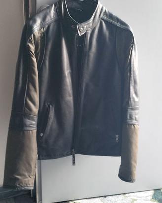 Giacca di pelle per motociclista