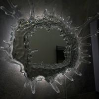 Lampada da parete effeto goccia d aqua