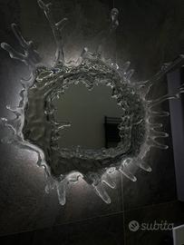 Lampada da parete effeto goccia d aqua