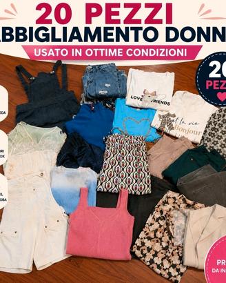 lotto stock abbigliamento donna second hand 