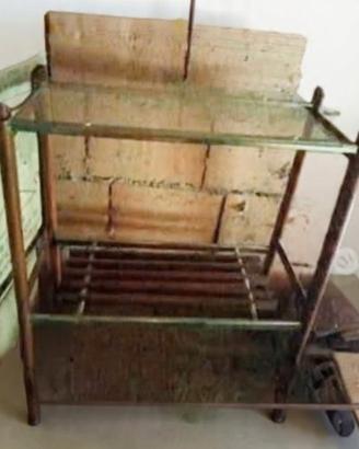 CARRELLO PORTA TV VINTAGE
