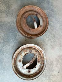 2 cerchio Fiat 500 F L storica da restaurare