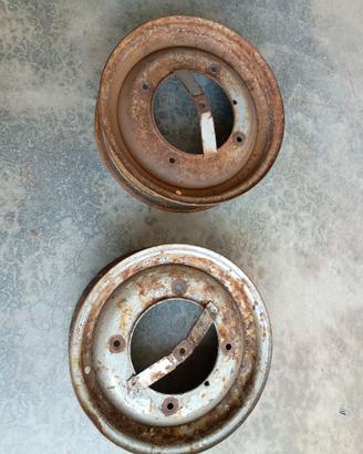 2 cerchio Fiat 500 F L storica da restaurare