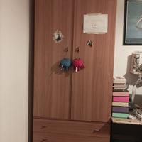 armadio due ante con cassettiera