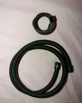 set collane e anello breil, regolabili, unisex 