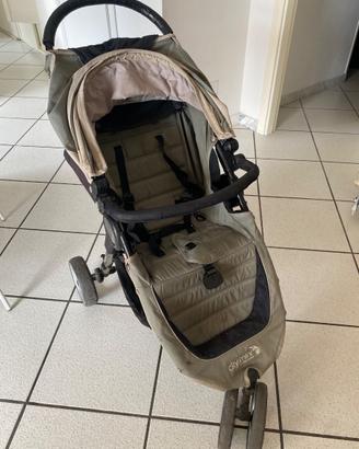 City mini by baby jogger con glider board e barra