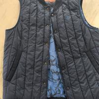 Giubbino giacca Smanicato Gilet Marville Tg L Blu