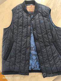 Giubbino giacca Smanicato Gilet Marville Tg L Blu