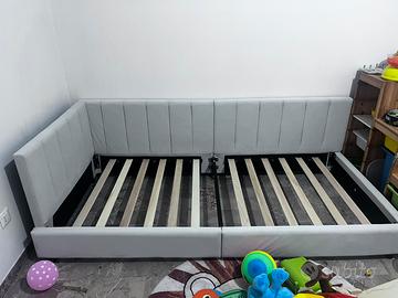 Letto singolo con materasso