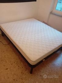 Letto completo di rete e materasso