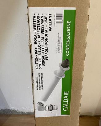 Kit Coassiale Scarico Fumi Caldaia Condensazione D