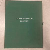 Rara Cartella d'Arte "Canti Popolari Toscani"
