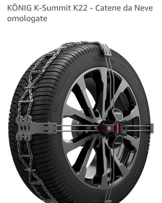 N° 2= Catene da neve KONIG K-SUMMIT K22  "NUOVE"