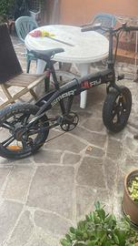 Bicicletta elettrica smartway M2 pieghevole