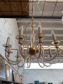 due lampadari  veneziani in vetro di Murano