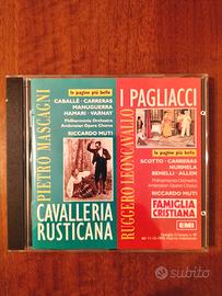 CD raccolta "Cavalleria Rusticana + I Pagliacci"