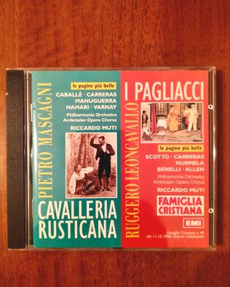 CD raccolta "Cavalleria Rusticana + I Pagliacci"