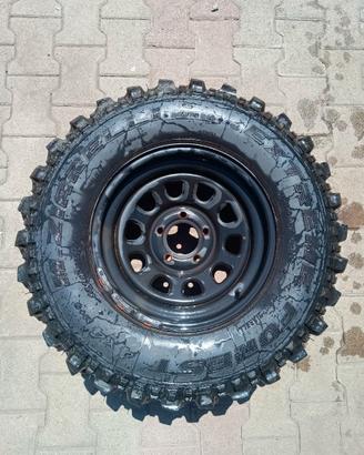 Ruote complete Ziarelli 245/70 R16 M+S Jeep