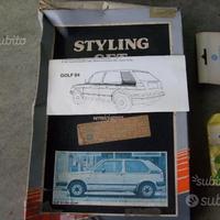 Strisce ornamentali e adesivi VW Golf e Polo