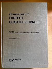 Compendio di diritto costituzionale. Quinta ed.