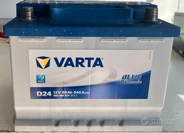 Batteria Varta D24 60 Ah – 540 A.