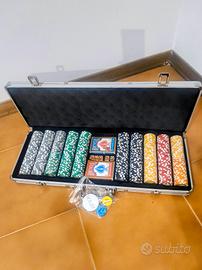 poker set fiches 500 nuovo