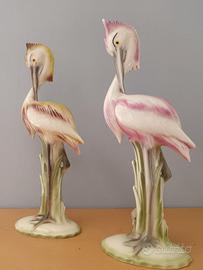 Due fenicotteri ceramica Decò Miami