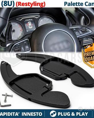 PALETTE Cambio per AUDI Q3 8U Leve Alluminio Nero