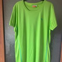 Tshirt verde/blu Puma