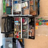 Canne da pesca e attrezzatura varia